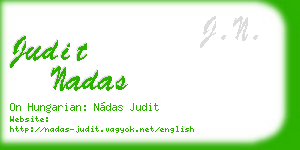 judit nadas business card